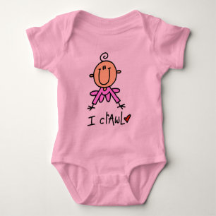 Baby Girl I Crawl Tshirts and Gifts