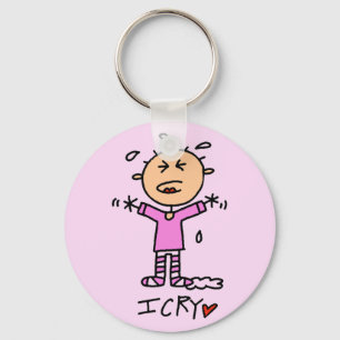Baby Girl I Cry Tshirts and Gifts Key Ring