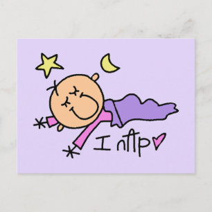 Baby Girl I Nap Tshirts and Gifts Postcard