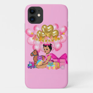 Baby Girl in Pink Case-Mate iPhone Case