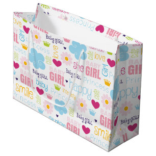 Baby Girl Large Gift Bag