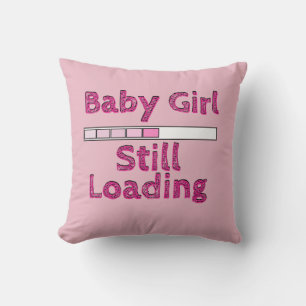 Baby Girl Loading - Fifth Month Cushion