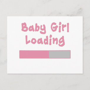 Baby Girl Loading Postcard