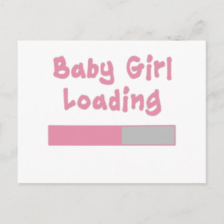 Baby Girl Loading Postcard