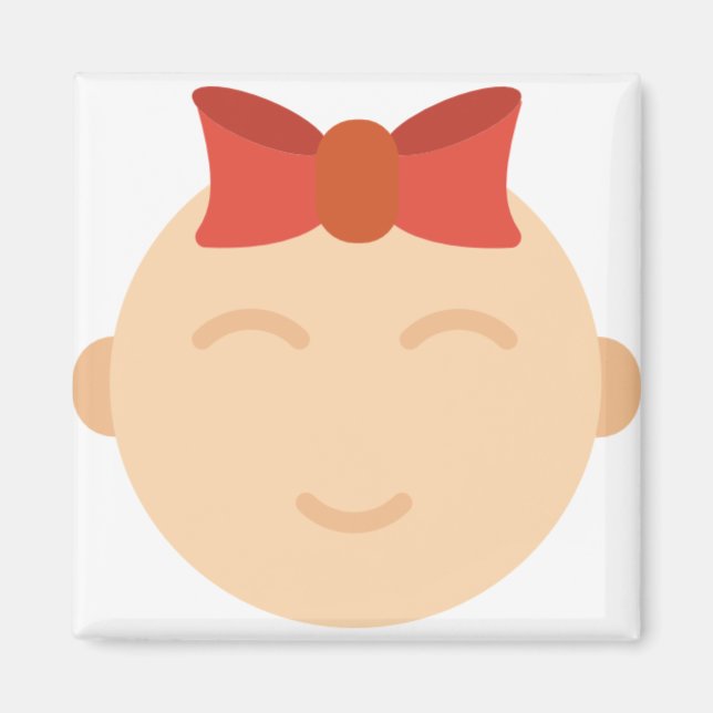baby girl magnet (Front)