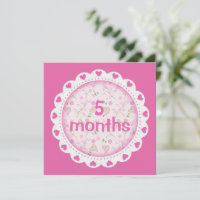 Baby Girl Monthly Milestone Markers Girl