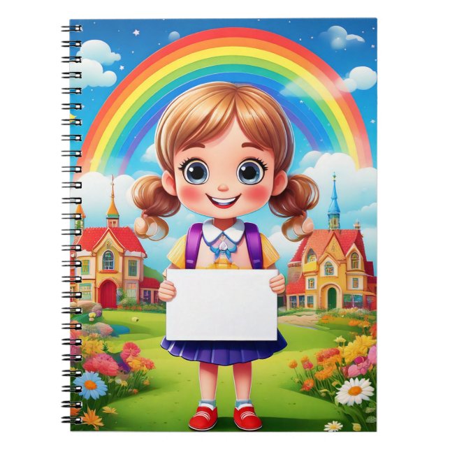 Baby girl notebook - Back to school  (Front)