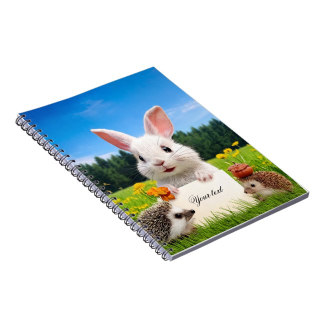 Baby girl notebook - put your name (Right Side)