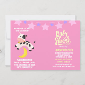 Baby Girl Nursery Rhyme Baby Shower Invitation