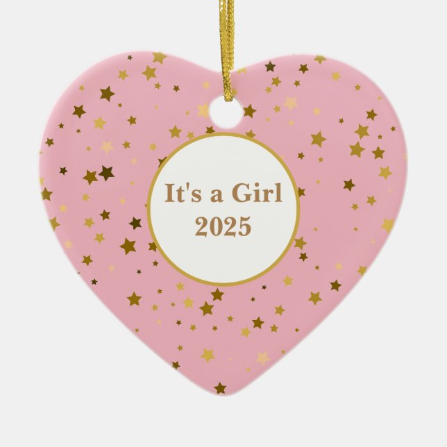 Baby Girl Ornament  (Front)