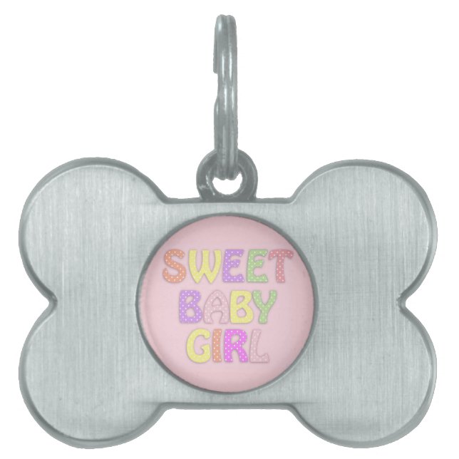 Baby Girl Pet Tag (Front)