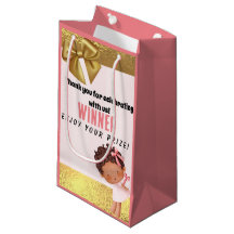 Baby Girl Pink and Gold Babyshower Game Prize Gift