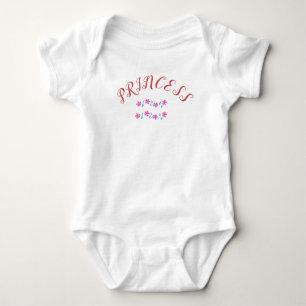 Baby Girl Pink Floral Bodysuit