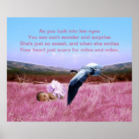 Baby Girl poem poster