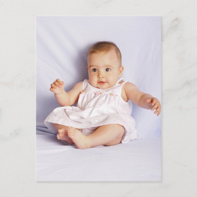 Baby girl postcard (Front)