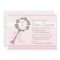 Baby Girl Rattle Shower Invitation