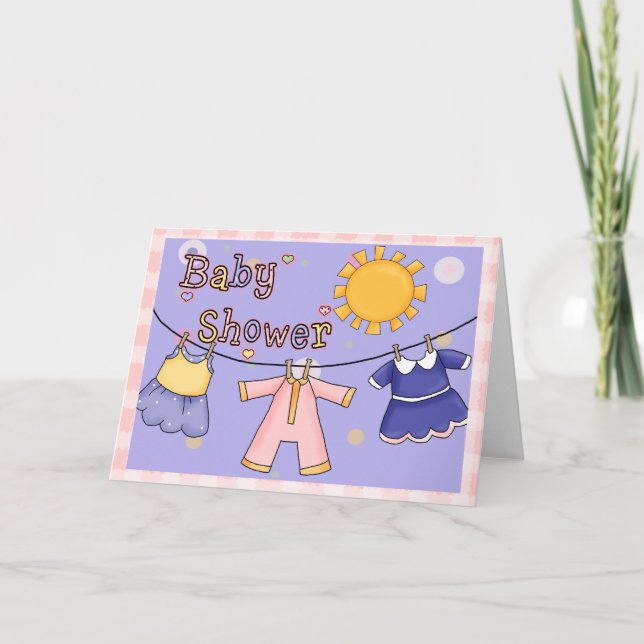 Baby Girl Shower Invitation (Front)