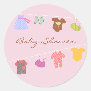 Baby Girl Shower Sticker