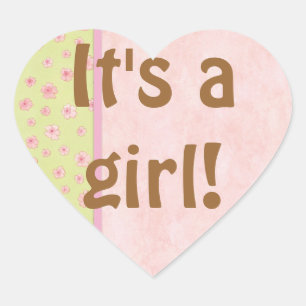 Baby Girl Shower Sticker Envelope Seal Party Favou
