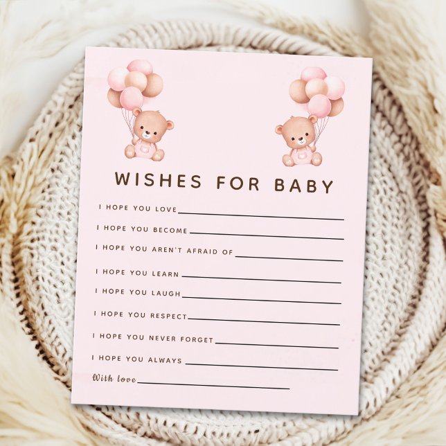 Baby Girl Shower - Teddy Bear Theme (Creator Uploaded)