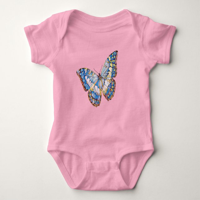 Baby Girl T-Shirt Bodysuit (Front)