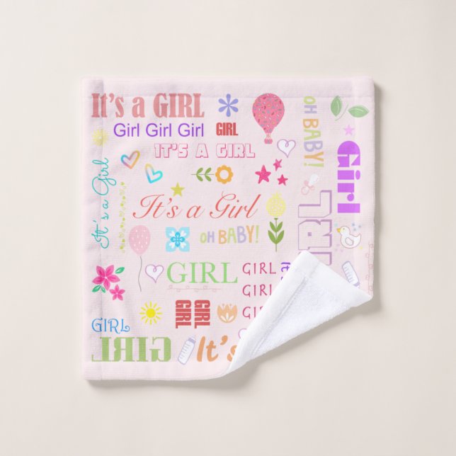Baby Girl Wash Cloth (Wash Cloth)