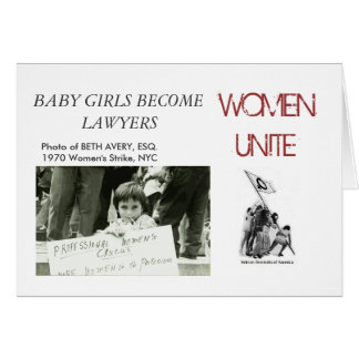 BABY GIRLS BECOME LAWYERS CARD
