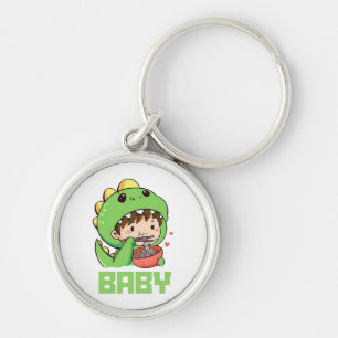 baby godzilla key ring