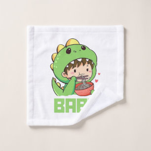 baby godzilla wash cloth