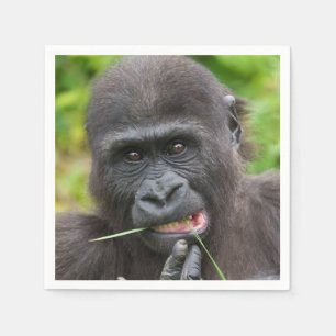 Baby Gorilla Cuteness Napkin