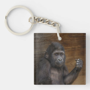 Baby Gorilla Key Ring