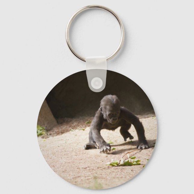 Baby Gorilla Key Ring (Front)