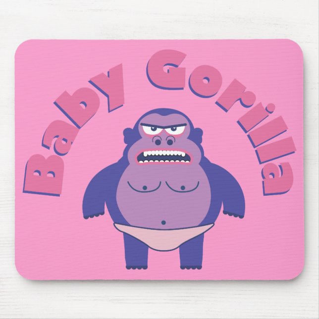 Baby Gorilla Mousepad (Front)