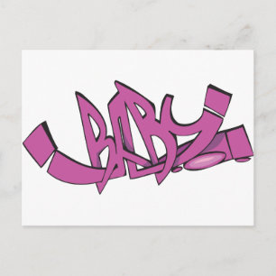 Baby Graffiti Postcard