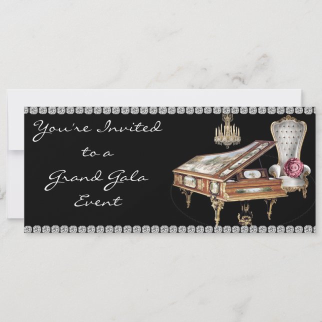 Baby Grand Gala Event Invitation (Front)