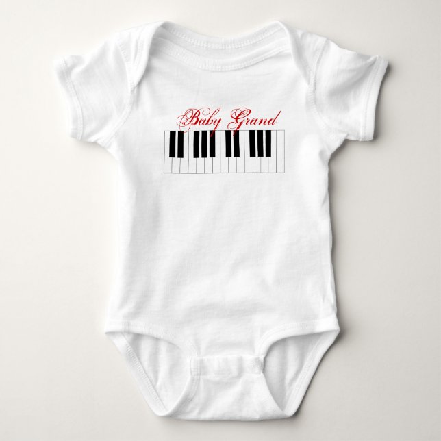Baby Grand Piano - Bodysuit (Front)