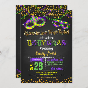 Baby Gras Baby Shower Invitation