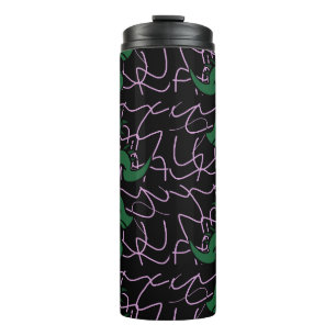 Baby green dragon pattern thermal tumbler
