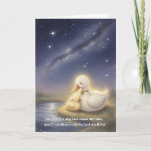 Baby Greeting Card Christian Faith-based Wonders
