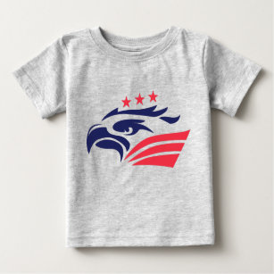 Baby Grey 2024 Election American  Baby T-Shirt