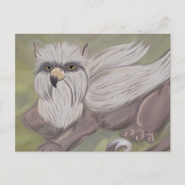 Baby Gryphon Postcard (Front)