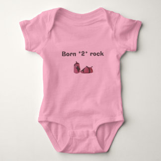 baby guitar,  Born *2* rock Bodysuit