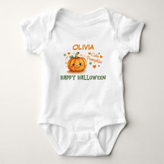 Baby Halloween Cute Pumpkin Bodysuit