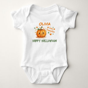Baby Halloween Cute Pumpkin  Bodysuit