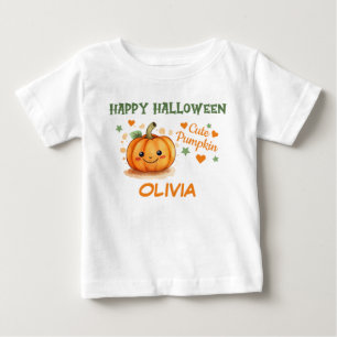 Baby Halloween Cute Pumpkin  T-Shirt
