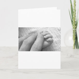 Baby Hand Fingers Hands Hold Grasping Gentle Soft Thank You Card
