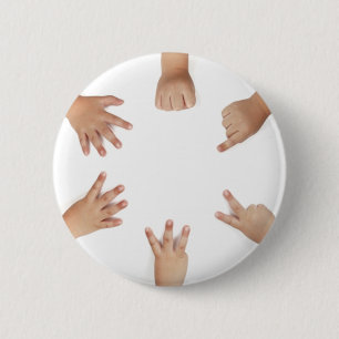 Baby Hands 6 Cm Round Badge