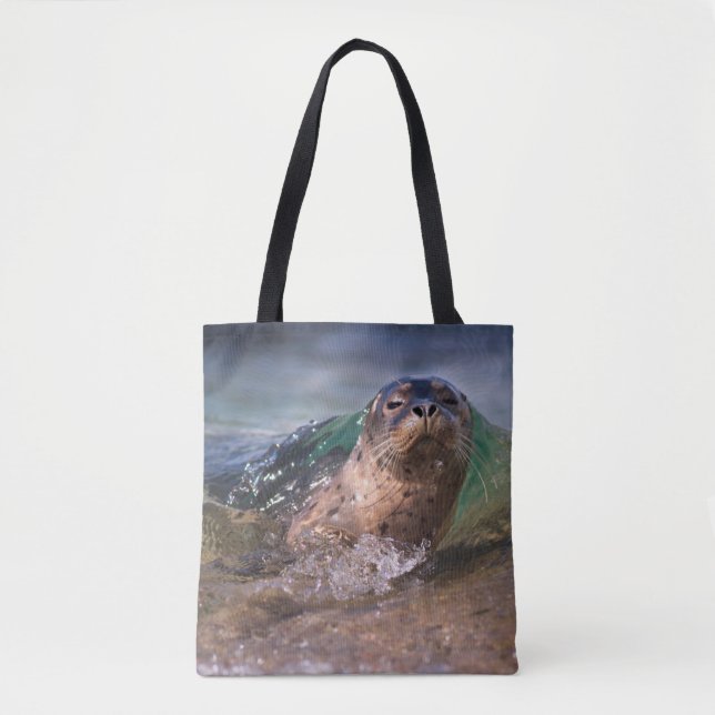Baby Harbour Seal Tote Bag (Front)