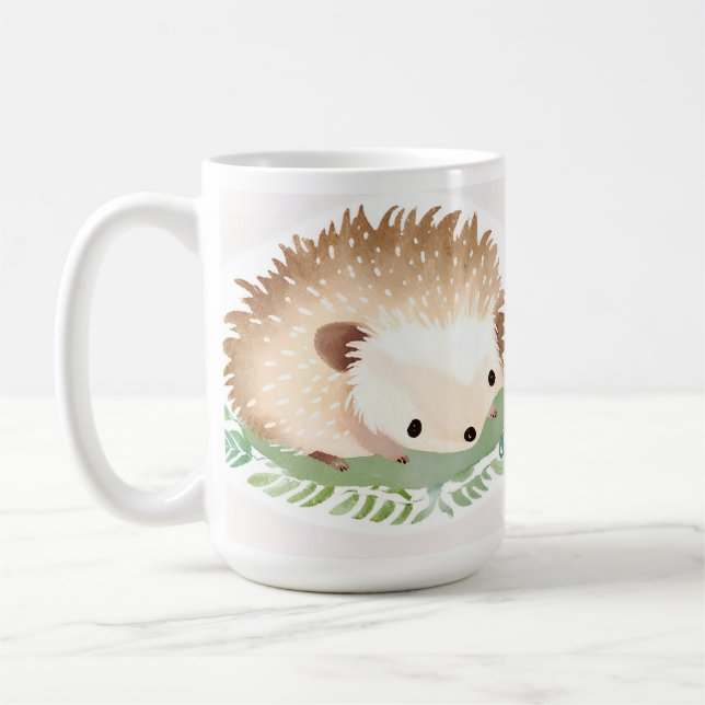 Baby hedgehog coffee mug (Left)