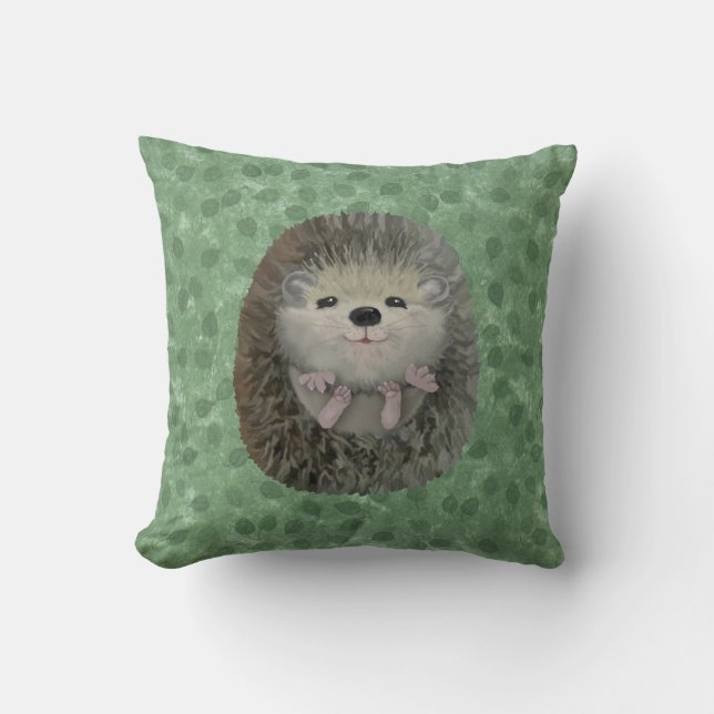 Baby Hedgehog Pillow (Front)